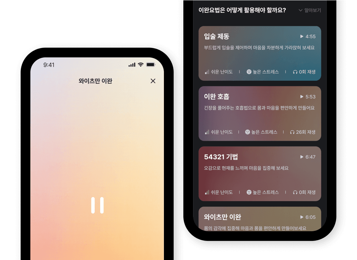 이완 요법 프로그램